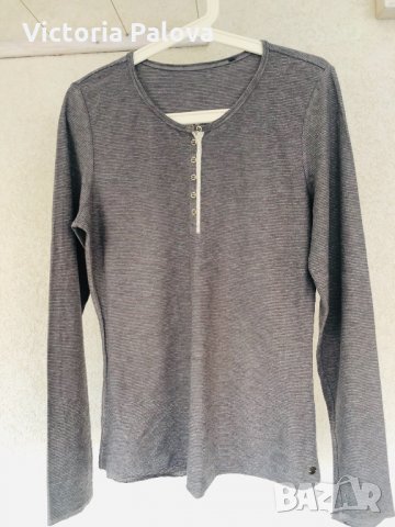 Хубава памучна блуза, снимка 2 - Блузи с дълъг ръкав и пуловери - 26163984
