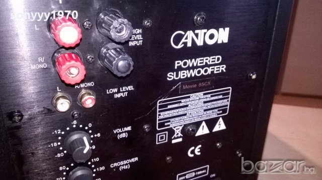 canton powered subwoofer 40х38х23см-внос швеицария, снимка 10 - Тонколони - 18409623
