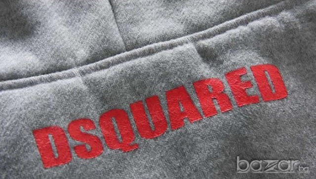 DSQUARED D2 GREY BAD KITTY PRINT Ватирано Мъжко Горнище тип Суичър size M, снимка 7 - Суичъри - 6440180
