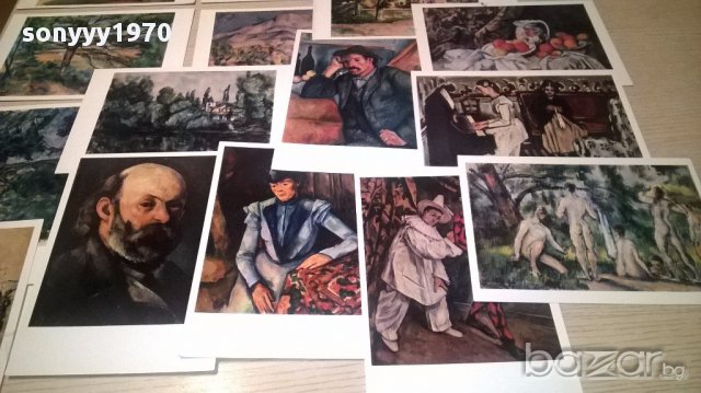 Paul cezanne-21/15см колекция от 16броя, снимка 2 - Антикварни и старинни предмети - 16196335