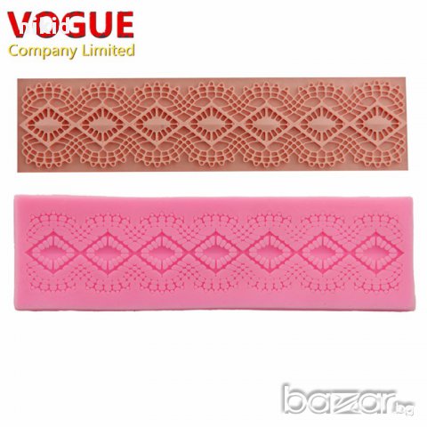 ромбове Молд подложка шаблон за сладка захарна дантела за декорации на торта фондан гъмпейст и др, снимка 2 - Други - 17604700