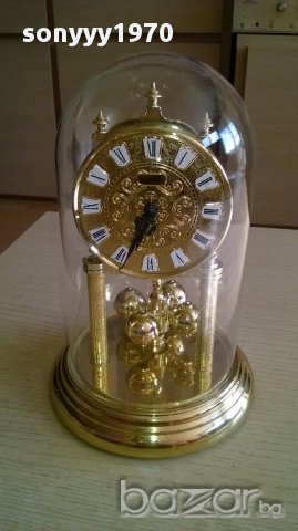 Ретро марков немски часовник-в цвят злато-внос швеицария, снимка 1 - Стенни часовници - 17559879