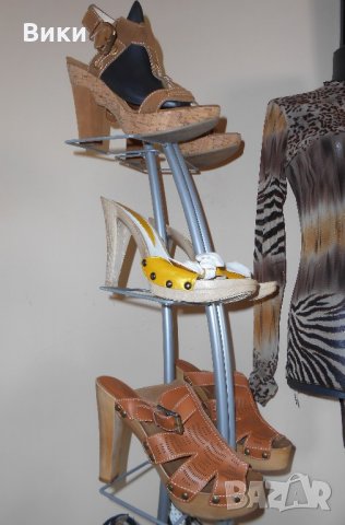 Дамски кожени сандали на ток Dolce amaro italian brand , снимка 4 - Дамски обувки на ток - 22046248