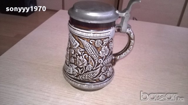 Ретро халба-17х14х11см-внос швеицария, снимка 2 - Антикварни и старинни предмети - 17559291