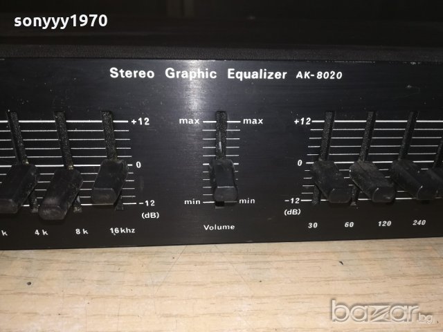 visonik ak-8020-equalizer-made in japan-внос швеицария, снимка 5 - Ресийвъри, усилватели, смесителни пултове - 21150134