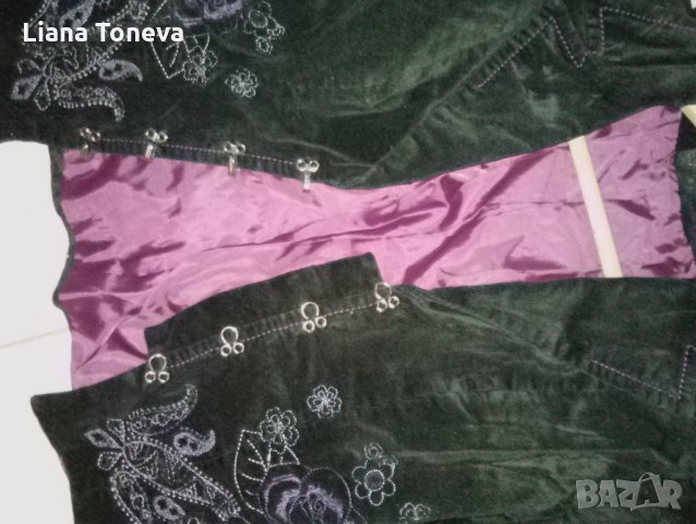 кадифен черен костюм на "Леопард", снимка 8 - Костюми - 25285579