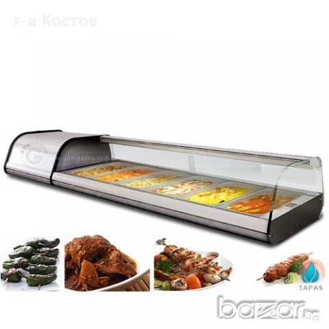 1. Тапас – луксозни хладилни поставящи се отгоре витрини за суши и друго / 6 модела  / със размери о, снимка 7 - Витрини - 11648355