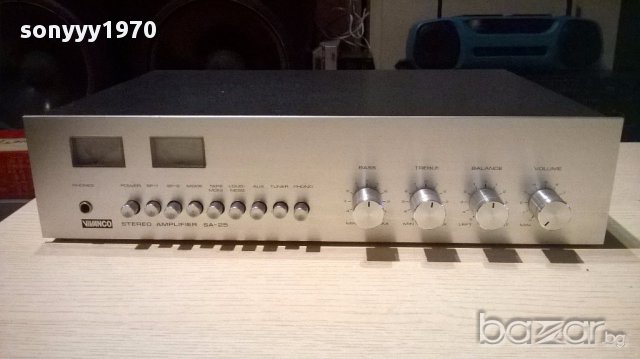 Vivanco sa-25 amplifier-made in japan-внос швеицария, снимка 1 - Ресийвъри, усилватели, смесителни пултове - 14199430