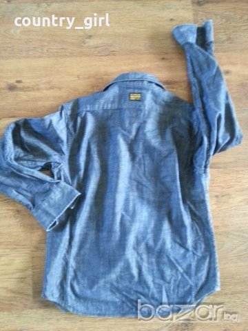 G-star Cedar Border shirt - страхотна мъжка дънкена риза, снимка 13 - Ризи - 19534044