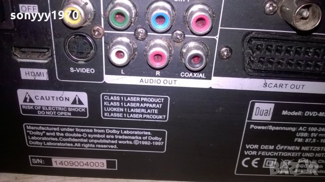 dual dvd/usb/hdmi receiver-внос швеицария, снимка 17 - Ресийвъри, усилватели, смесителни пултове - 24642216