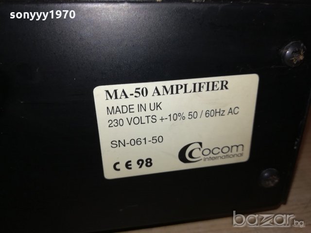 focus ma-50 amplifier-made in uk-внос англия, снимка 18 - Ресийвъри, усилватели, смесителни пултове - 20761306