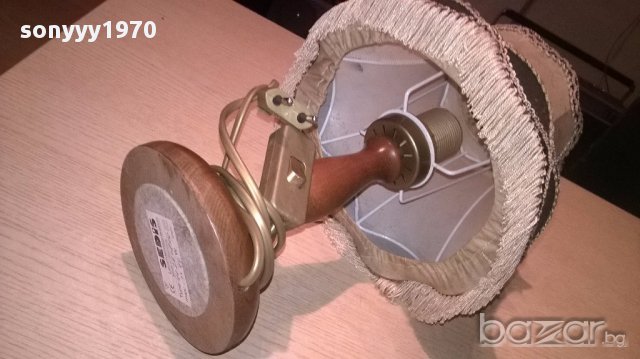 Sedis-made in germany-35х20см-ретро лампа-внос щвеицария, снимка 3 - Антикварни и старинни предмети - 17016829