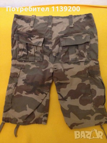 Crossby мъжки юношески камуфлажен панталон бермуди XS, снимка 3 - Къси панталони - 22584253