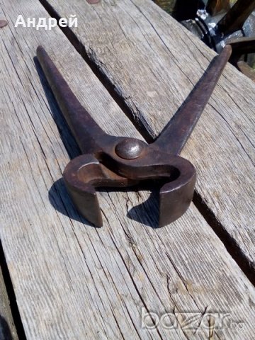 Старинни клещи, снимка 4 - Антикварни и старинни предмети - 18698211