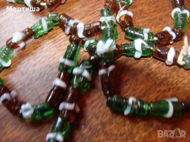  Мурано великолепна огърлица  НАМАЛЕНИЕ , снимка 4 - Колиета, медальони, синджири - 21978080