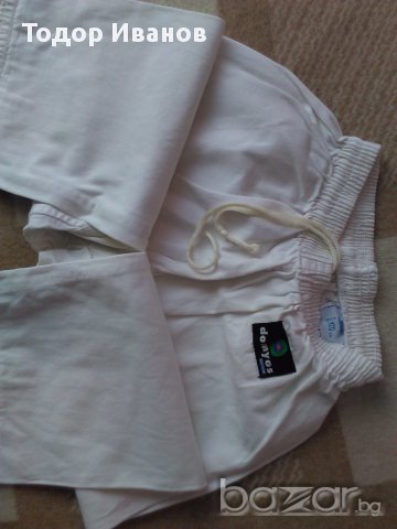 ПРОДАВАМ кимоно за бойни изкуства с оризова нишка - ръст 120 см., снимка 3 - Спортна екипировка - 17346618