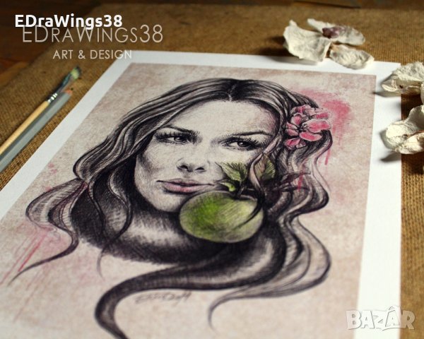 Картина / арт принт "Ева", снимка 4 - Картини - 23967804