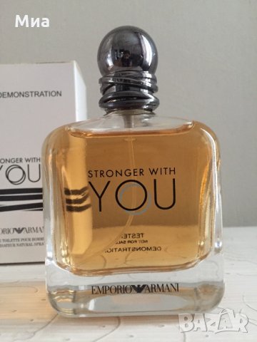 Armani Stronger With You EDT 100ml тестер, снимка 2 - Мъжки парфюми - 22872299
