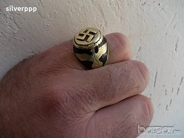  Масивен мъжки пръстен , снимка 6 - Антикварни и старинни предмети - 19756348