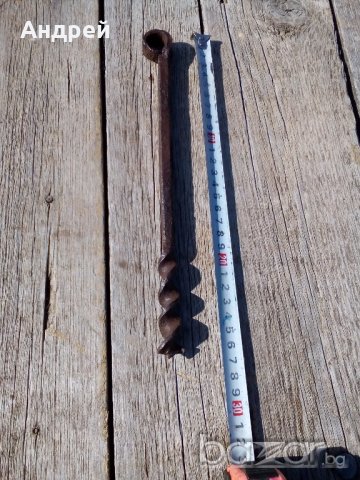 Старинен свредел,свърдел, снимка 3 - Антикварни и старинни предмети - 16615385