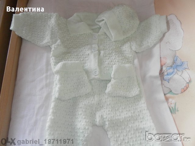Плетено костюмче от 4 части, снимка 3 - Други - 16383156