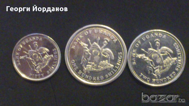 Монети лот от 5 монети Уганда, снимка 8 - Нумизматика и бонистика - 8319223