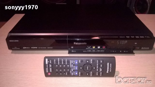 поръчани-Panasonic dmr-eh57 hdd/dvd/hdmi/optical+remote-внос швеицария, снимка 2 - Ресийвъри, усилватели, смесителни пултове - 13266517