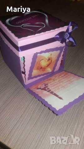 Кутийка с пожелания за подарък, снимка 9 - Сватбени аксесоари - 21645480