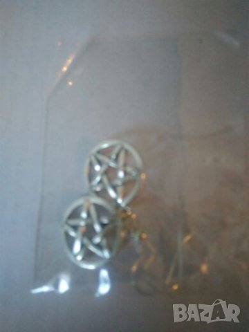 Енергийни обеци с пентаграм за защита, снимка 4 - Обеци - 22871717