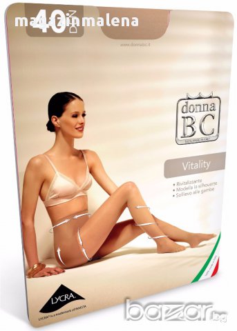 Donna BC 40DEN италиански телесен стягащ чорапогащник 40-65кг 40ДЕН коригиращи чорапогащници, снимка 1 - Бельо - 10085803