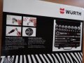 WÜRTH ZEBRA - ТОП Profi Гедория 1/4" + 1/2" , 59 елемента , ЧИСТО НОВА , внос Германия, снимка 2