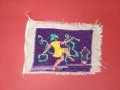 Стар Ръчно Извезан/Ушит/Бродиран Гоблен 'Гимнастичка с Ленти, снимка 2