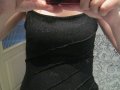Нова поръчкова дълга рокля. Класика в черно + Подарък Чантичка!!!, снимка 5