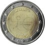 2 Евро монети (възпоменателни) емитирани 2009г (10г. на Икономически и Паричен съюз), снимка 11