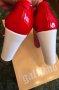 Обувки бяло и червено Galliano, снимка 6