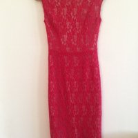 Червена рокля, снимка 4 - Рокли - 23682848