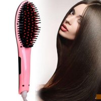 Електрическа четка за изправяне и изсушаване на коса , снимка 4 - Преси за коса - 26017081