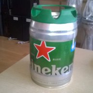 Heineken 5litra-буре от бира-30х20см-алуминиево, снимка 1 - Антикварни и старинни предмети - 17880726