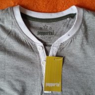 Нова сива блуза с дълъг ръкав за момче на Peppets - 6-8 год  - 122-128 см, снимка 3 - Детски Блузи и туники - 18496236