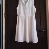 рокля цвят мръсно бяло Л-ХЛ размер- 10 лв, снимка 1 - Рокли - 18152242