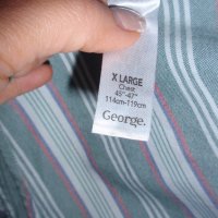 Нова мъжка риза George , 100% памук, размер XL, снимка 3 - Ризи - 22064656