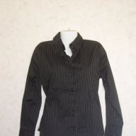 H&M, черна дамска риза в рае, М , снимка 4 - Ризи - 18369026