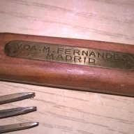Vda.m.fernandez-madrid-ретро колекция-нож/вилица-от швеицария, снимка 9 - Антикварни и старинни предмети - 17222884