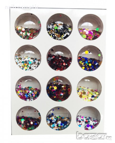 Комплект конфетки пастелни цветове за маникюр, снимка 1