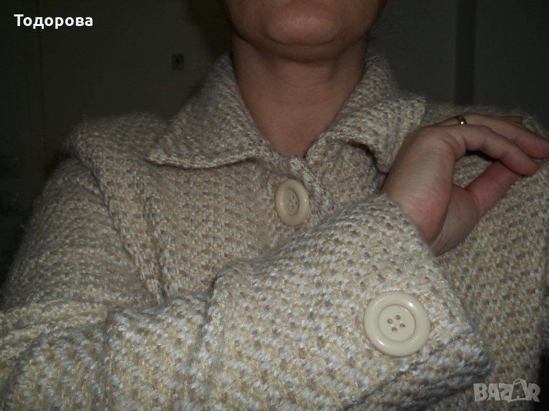 Елегантно дамско палто № М-Л, снимка 1