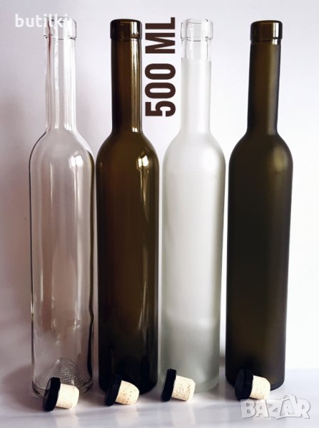   Стъклени бутилки до 1,5 литра + тапи + фолио, снимка 1