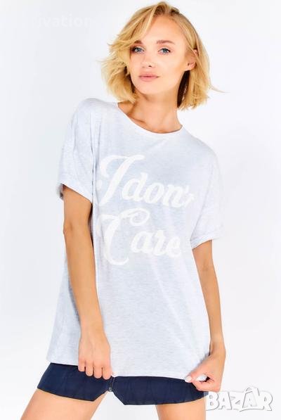 Сива тениска М, снимка 1