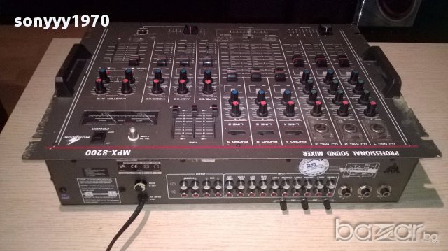 Monacor mpx-8200 img stage line-professional stereo mixer-швеицария, снимка 11 - Ресийвъри, усилватели, смесителни пултове - 13124190