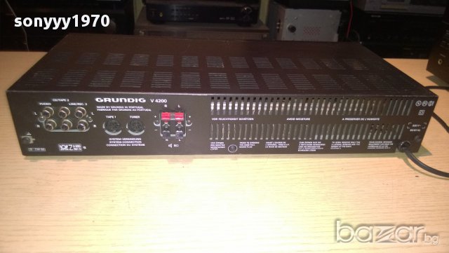 grundig v4200-stereo amplifier-made in germany-внос швеицария, снимка 5 - Ресийвъри, усилватели, смесителни пултове - 10758652