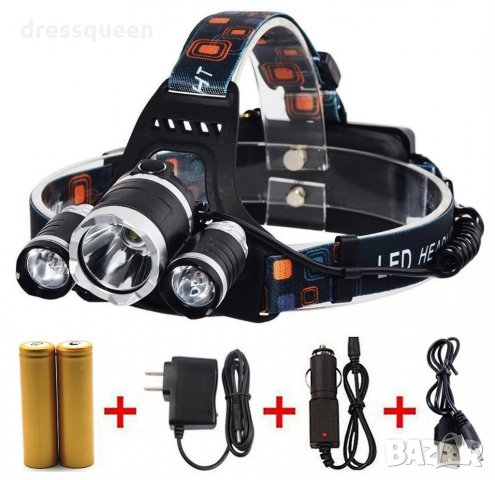 1868 Челник с 3диода1хT6 =2xCREE XPE, снимка 5 - Друга електроника - 23453020